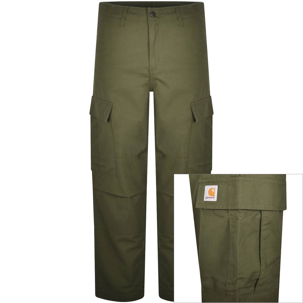 Carhartt WIP Regular Fit Cargo Trousers Green